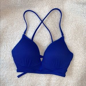 Shade & Shore Cobalt Blue Bikini Top